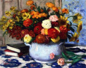 Vase of Flowers Artwork by Albert André