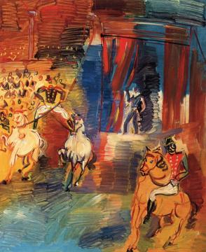 Exercise At The Medrano Circus Artwork by Jean Dufy