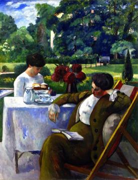 Tea At The Villa Flora Artwork by Henri Manguin