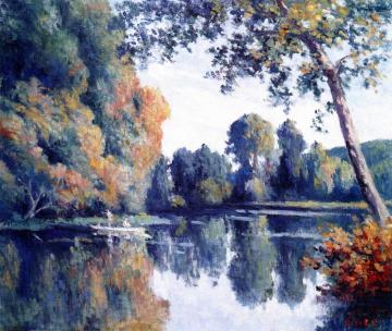 L'Etang de Moulineux Artwork by Gustave Loiseau