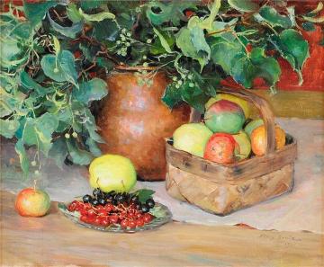 Still Life With Fruit Artwork by Fanny Brate