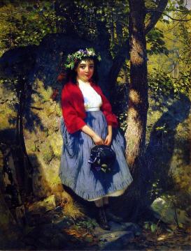 The Little Queen of the Woods Artwork by John George Brown