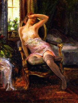 The Model Artwork by Leon Francois Comerre
