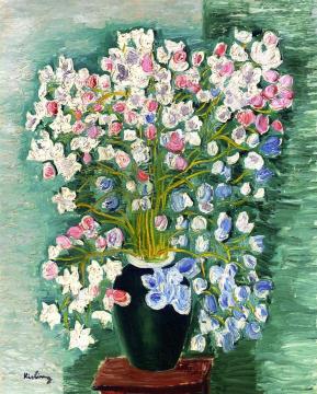 Flowers Artwork by Moise Kisling