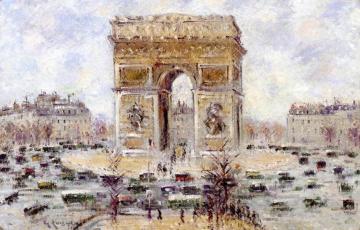 Place de l'Etoile Artwork by Gustave Loiseau