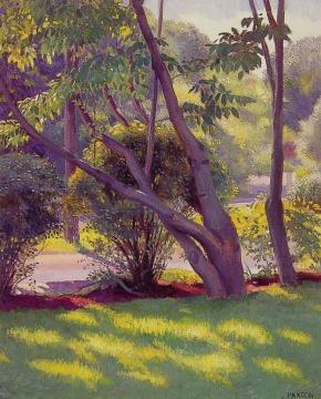 Lawn At Newton Artwork by William Mcgregor Paxton