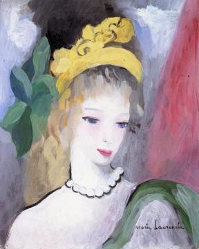 Young Woman Artwork by Marie Laurencin