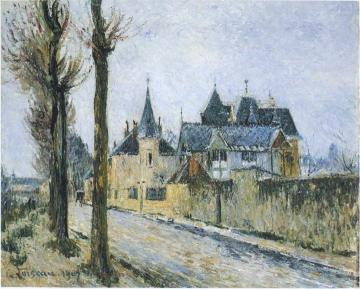 Pothius Quai in Pontoise Artwork by Gustave Loiseau