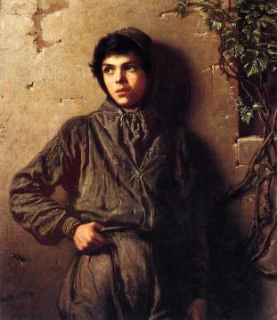 The Savoyard Boy Artwork by Eastman Johnson