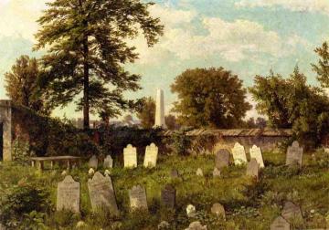 Leverington Cemetery Artwork by William Trost Richards