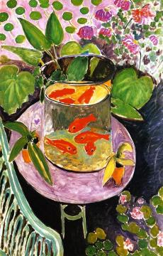 Goldfish Artwork by Henri Matisse