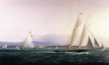 New York from the Bay Artwork by James E. Buttersworth