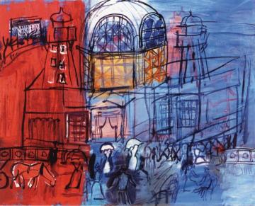 The Casino on the Pier at Nice Artwork by Raoul Dufy