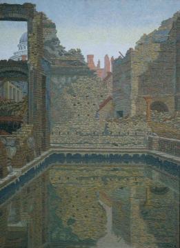 Emergency Water Storage Tank Artwork by Charles Ginner