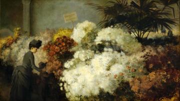The Chrysanthemum Show Artwork by Abbott Fuller Graves
