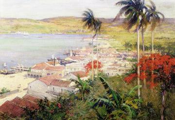 Havana Harbor Artwork by Willard Leroy Metcalf