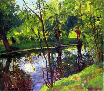 Graben mit Kopfweiden Artwork by Philipp Franck