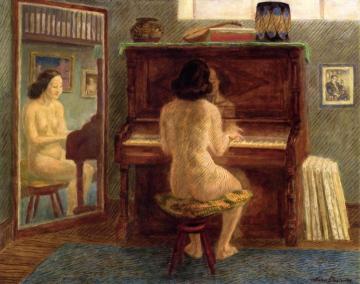 Piano Trio Artwork by John Sloan