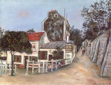 The Lapin Agile Artwork by Maurice Utrillo