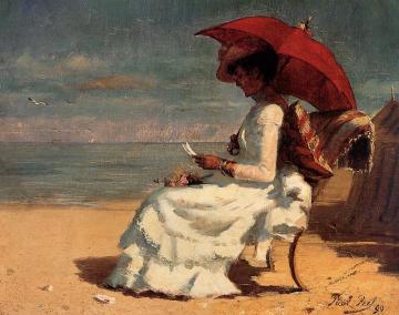 The Beach in Normandy Artwork by Paul Peel