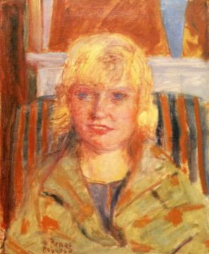 Portrait Of Mademoiselle Renee Monchaty Artwork by Pierre Bonnard