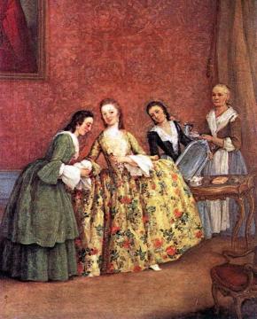 The Venetian Lady's Morning Artwork by Pietro Longhi