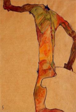 Male Nude Artwork by Egon Schiele