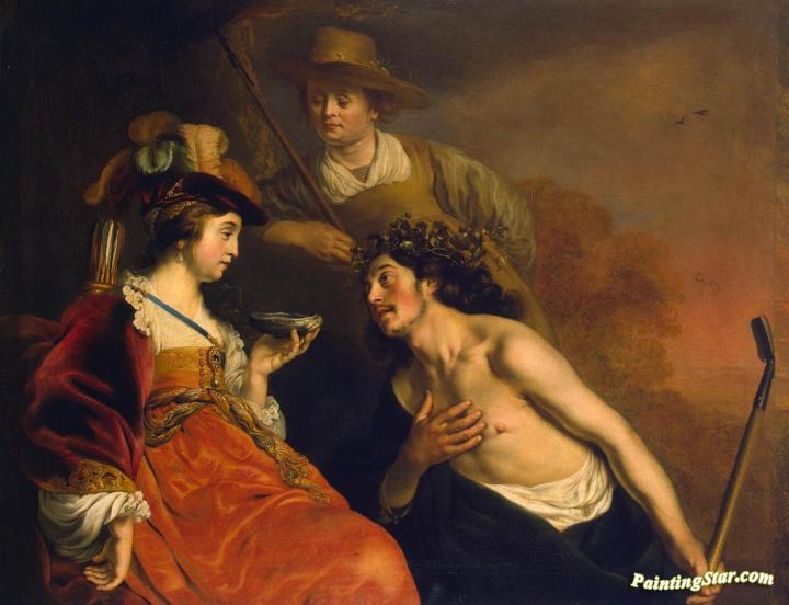 Granida and Daifilo Artwork by Jacob Adriaensz Backer