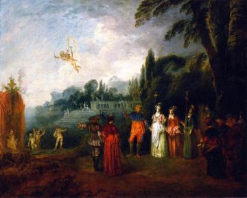 The Island Of Cythera Artwork by Jean-Antoine Watteau
