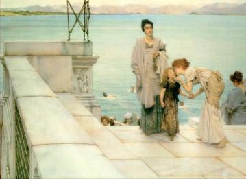 A Kiss Artwork by Sir Lawrence Alma Tadema