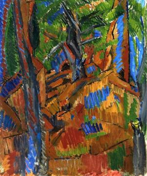 Trees Artwork by Raoul Dufy
