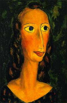 Head of a Girl Artwork by Alfred Henry Maurer