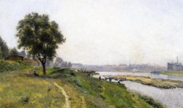 Ivry-sur-Seine, the Confluence with the Marne Artwork by Stanislas Lepine
