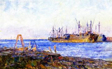 Ships, Williamstown Artwork by Frederick McCubbin