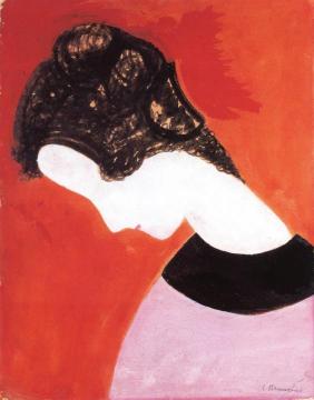 Portrait Of A Woman Artwork by Constantin Brancusi