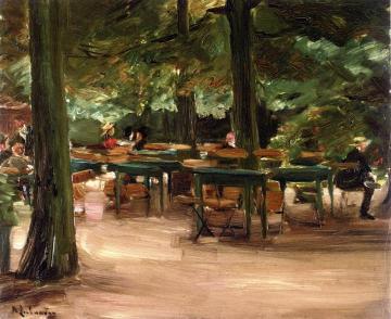 Beer Garden Artwork by Max Liebermann
