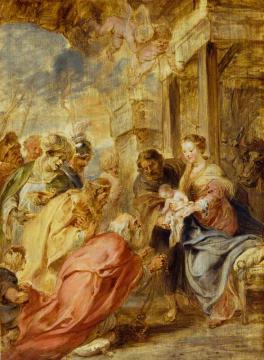 The Adoration of the Magi Artwork by Peter Paul Rubens