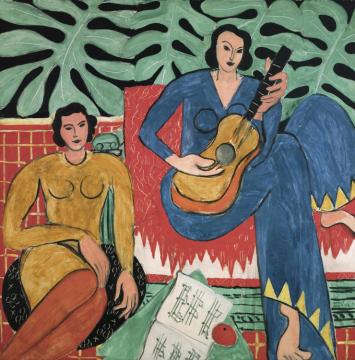 La Musique Artwork by Henri Matisse