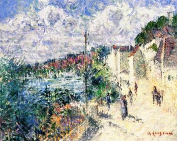 Le Quai de Baynac Artwork by Gustave Loiseau