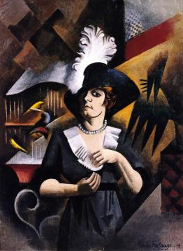 Alice in a Large Hat Artwork by Roger de la Fresnaye