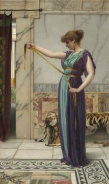A Pompeian Lady Artwork by John William Godward