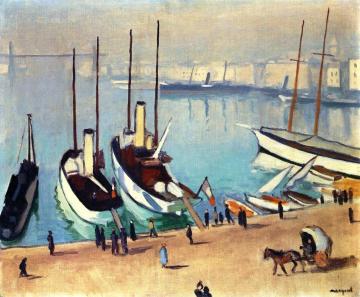 The Old Port at Marseille Artwork by Albert Marquet