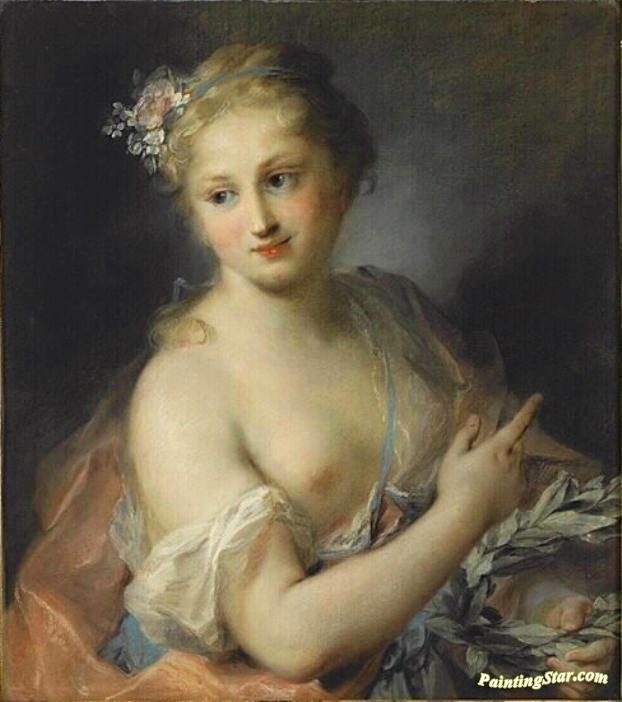 A Nymph of Apollo Artwork by Rosalba Carriera