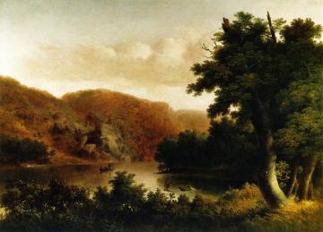 River Landscape, The Hunt Artwork by Thomas Doughty