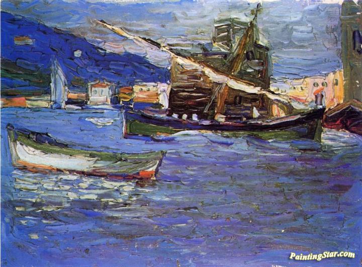 Rapallo-Grauer Day Artwork by Wassily Kandinsky