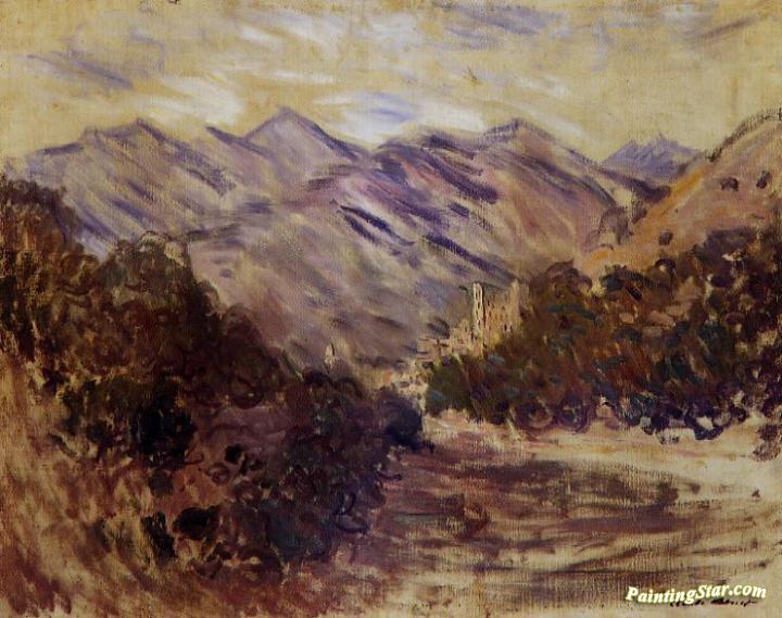 The Valley of the Nervia with Dolceacqua Artwork by Claude Oscar Monet
