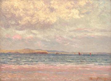 Evening, Morgat Beach Artwork by Maxime Maufra