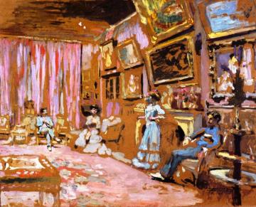 Messieurs and Mesdames Josse and Gaston Bernheim-Jeune, Avenue Henri-Martin Artwork by Edouard Vuillard