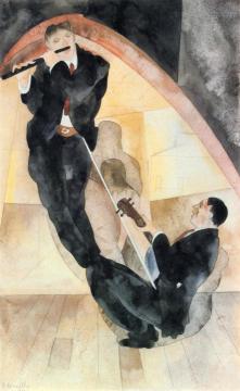 Vaudeville Musicians Artwork by Charles Demuth