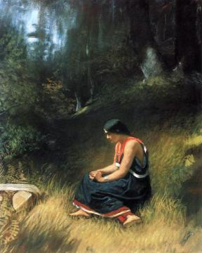 Hiawatha Artwork by Eastman Johnson